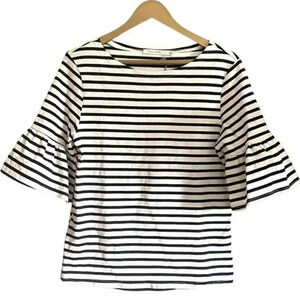 NWT Ellison striped bell sleeve top
